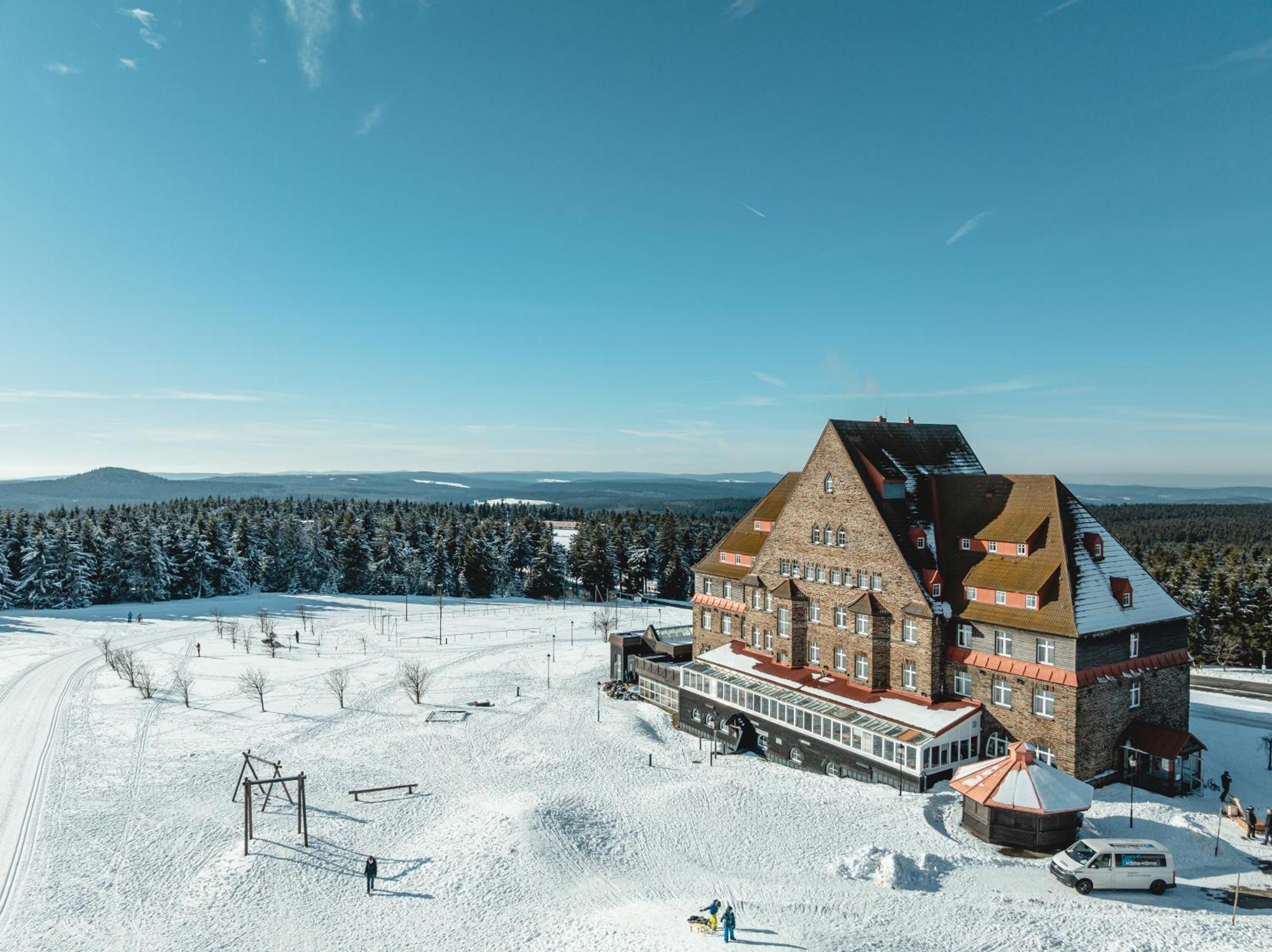 Naturhotel Sachsenbaude Oberwiesenthal Exterior foto